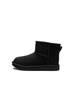 black leather ankle boots UGG KIDS | 1017715KBLK